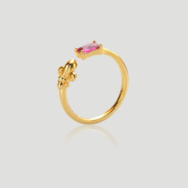 Flame Open Ring