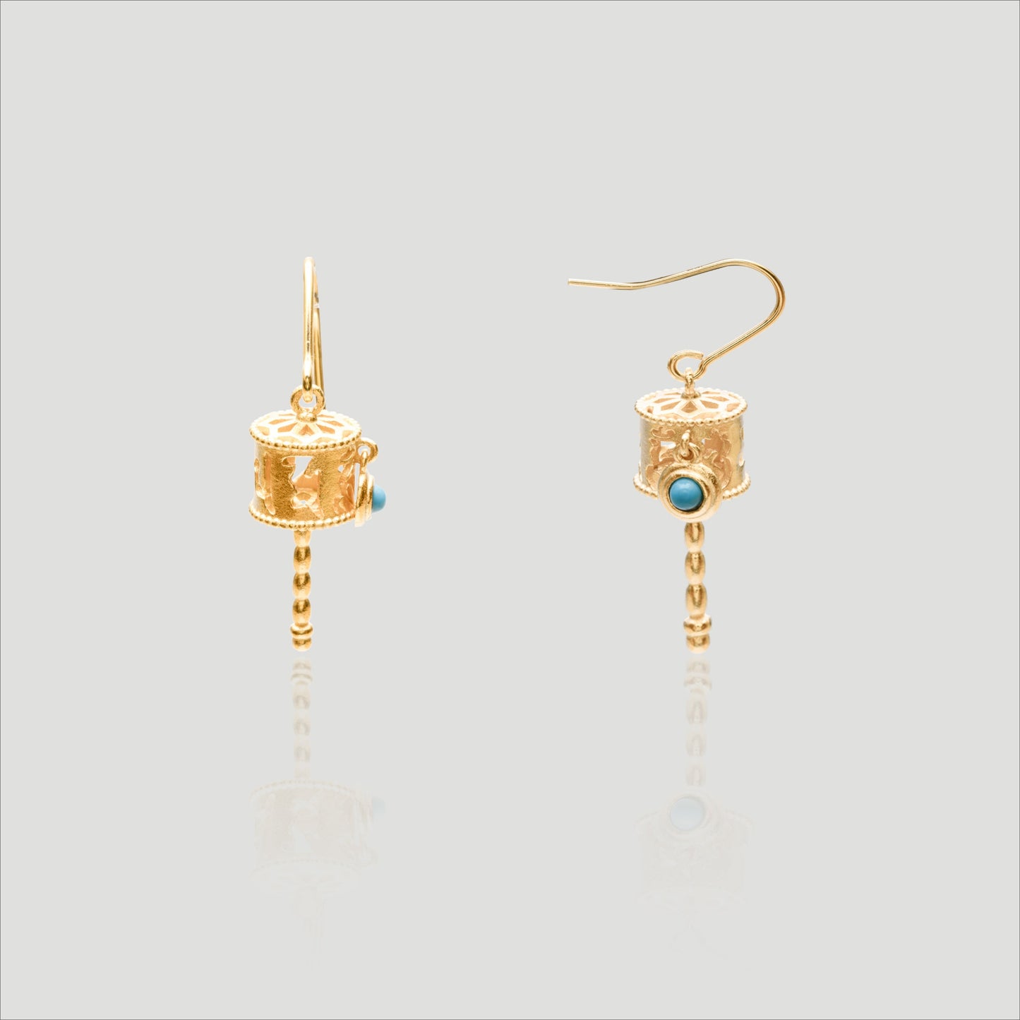 Ocean Teardrop Earrings
